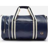 Fred Perry Tasker Fred Perry Classic Coated Canvas Barrel Bag Blue