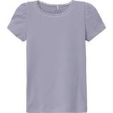 Blonder - Lilla Børnetøj Name It Heirloom Lilac Kab T-Shirt Noos-104