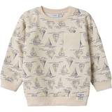 Økologisk bomuld Sweatshirts Børnetøj Name It Long Sleeve Sweatshirt - Peyote Melange (13228613)