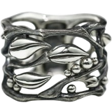 Ole lynggaard forest Ole Lynggaard Forest Ring - Silver