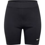 4XL - Bomuld - Dame Shorts Nike Sportswear Classic Women's High Waisted 8" Biker Shorts Plus Size - Black/Sail