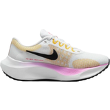 Nike Dame Løbesko Nike Zoom Fly 5 W - White/Vivid Sulphur/Amber Brown/Rush Fuchsia