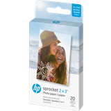 Kontorartikler HP Sprocket Zinc Photo Paper 5x7.6cm