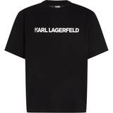 Karl Lagerfeld Jersey Tøj Karl Lagerfeld Bluser & t-shirts sort hvid sort hvid