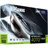 Zotac Grafikkort Zotac GAMING GeForce RTX 4070 Ti SUPER Trinity Black Edition HDMI 3xDP 16GB GDDR6X