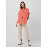 French Connection Orange Tøj French Connection Cele Rhodes Poplin Shirt, Coral