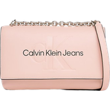 Imiteret læder - Pink Tasker Calvin Klein Convertible Shoulder Bag - Pale Conch