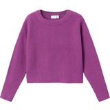 Name It Kid's Long-sleeved Knit - Cattleya Orchid