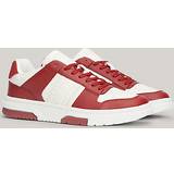 Tommy Hilfiger Rød Sko Tommy Hilfiger The Brooklyn Leather Colour-Blocked Trainers MAGMA RED