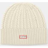 Hunter Herre Tøj Hunter Mens Cable Beanie Pale Grey One