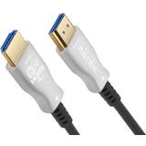 HDMI aktiv - Rund - USB-kabel Kabler Nördic HDMI-F051 2.1 HDMI - HDMI M-M 50m