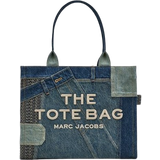 Marc Jacobs Denim Tasker Marc Jacobs The Deconstructed Denim Large Tote Bag - Indigo Multi