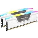 Belysning - DDR5 - Hvid RAM Corsair Vengeance RGB White DDR5 6000MHz 2x16GB ECC (CMH32GX5M2B6000C30W)