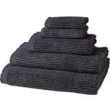 Håndklæder Maison sort/grå Badehåndklæde