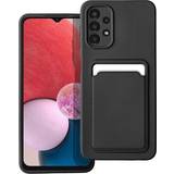 ForCell Covers med kortholder ForCell Für samsung galaxy a04s card case handy tasche cover schutz hülle schwarz