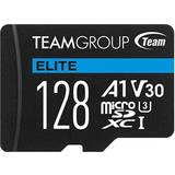 TeamGroup USB 3.0/3.1 (Gen 1) Hukommelseskort & USB Stik TeamGroup Elite microSDXC Class 10 UHS-I U3 V30 A1 128GB