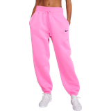 26 - M - Pink Bukser & Shorts Nike Women's Sportswear Phoenix Fleece Oversized High Waisted Sweatpants - Playful Pink/Black