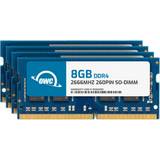 8 GB - Blå - DDR4 RAM OWC DDR4 2666MHz 4x8GB (OWC2666DDR4S32S)