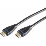 Shiverpeaks HDMI-kabler - Sort Shiverpeaks S/CONN maximum connectivity 1.5m