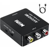 Micro usb kabel kabler INF RCA - HDMI/USB Micro B Power Adapter M-F