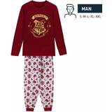 Herre - Rød Pyjamasser Harry Potter Schlafanzug