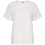 34 - Bomuld T-shirts & Toppe Pieces Skylar Oversized T-shirt - Bright White