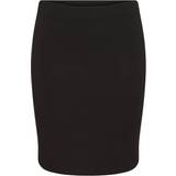 Jersey - Sort Nederdele Pieces Naya Pencil Skirt - Black