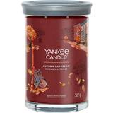 Yankee Candle Grå Lysestager, Lys & Dufte Yankee Candle Autumn Daydream Red/Grey Duftlys 567g