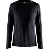 Meshdetaljer - Slim Tøj Craft Sportswear ADV Essence LS Tee W - Black