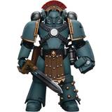 Joy Toy Plastlegetøj Joy Toy Warhammer The Horus Heresy Sons of Horus MKIV Tactical Squad Sergeant with Power Fist 12cm