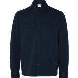 Selected Trykknapper Overtøj Selected Jackie Classic Overshirt - Navy Blazer