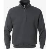 Fristads 1737 SWB Acode Half Zip Sweatshirt - Dark Grey