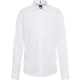 Hugo Boss Herre Skjorter Hugo Boss Roan Slim Fit Shirt - White