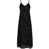 22 - Frynser Tøj Neo Noir Clia Fringe Dress - Black