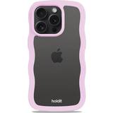 Holdit Transparent Mobiletuier Holdit Wavy Case for iPhone 14 Pro