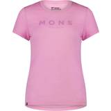 Mons Royale S Overdele Mons Royale Women's Icon Merino Air-Con Tee Merino-shirt pink