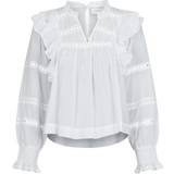Flæse - Polokrave Tøj Neo Noir Aurika S Voile Blouse - White
