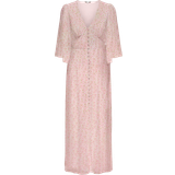 Only Dame Kjoler Only Maxi kjole onlAmanda 3/4 Long Dress Lilla