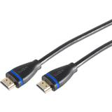 Shiverpeaks HDMI-kabler - Sort Shiverpeaks High Speed 2.0 HDMI 5m