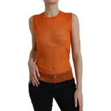 One Size - Orange T-shirts & Toppe Dolce & Gabbana Orange Bluse Tank Top Orange