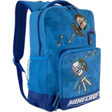 Minecraft Elementary School Backpack - Light Blue