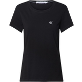 Calvin Klein Dame Overdele Calvin Klein Slim Organic Cotton T-shirt - Black