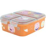 Orange Babyudstyr Stor Multi Compartment Sandwich Box Peppa Pig