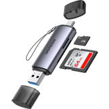 SD Hukommelseskortlæser Ugreen 2 in 1 USB C OTG Card Reader (50706)