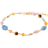 Turmalin Smykker Pernille Corydon Summer Shades Bracelet - Gold/Multicolour
