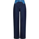 Neo Noir Dame Bukser Neo Noir Duran Contrast Pants - Dark Blue