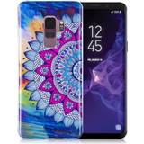 Samsung Mobilcovers Samsung Galaxy S9 noctilucent Mønster IMD TPU gel etui Farvet Mandala blomst