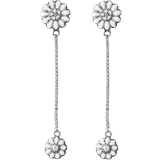 Christina Jewelry Flying Marguerites Earrings - Silver/White/Topaz