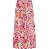 Dame - One Size Nederdele Marta Du Chateau Wide Smock Skirt - Fuxia