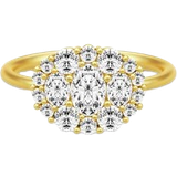 Julie Sandlau Smykker Julie Sandlau Glamor Ring - Gold/Transparent